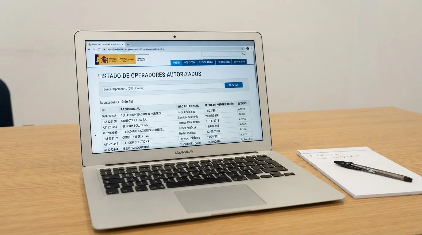 Sede electrónica de la DGOJ en pantalla con el dominio .es visible en el navegador