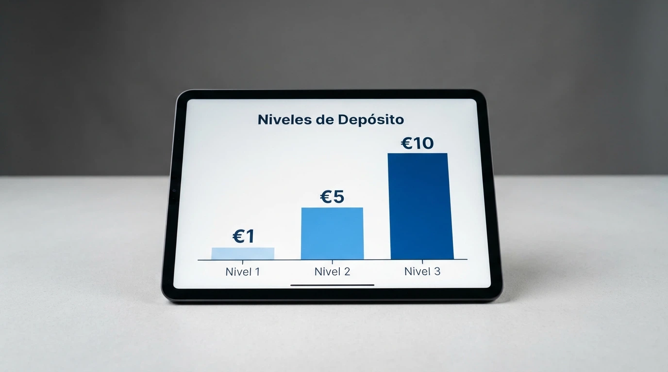 Tabla con los 10 casinos analizados mostrando columnas de depósito mínimo, bono de bienvenida, rollover y estado de licencia